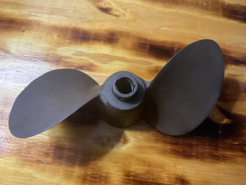 Vintage bronze fin propeller - fin,